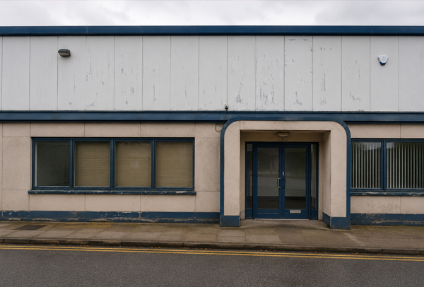 Existing commercial surface before refurbishment in Flitwick