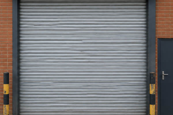 Roller shutter door before colour change in Daventry