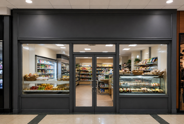 Commercial frontage after a painted makeover in Sandy