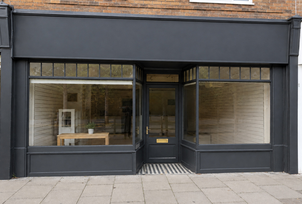 Shop front after painting in Daventry