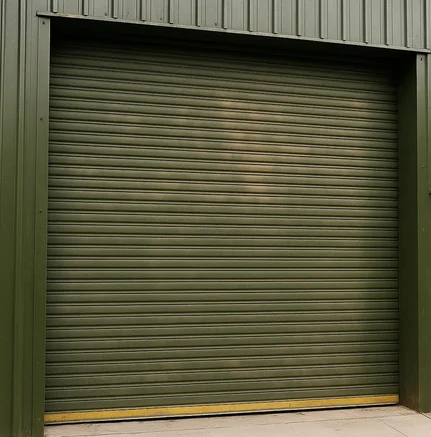 Before Garage Door Spraying Before Garage Door Spraying