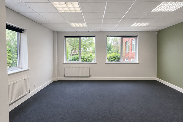 Commercial office after repainting in Daventry
