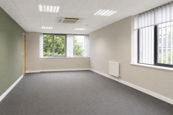 Office doors and woodwork after painting in Daventry