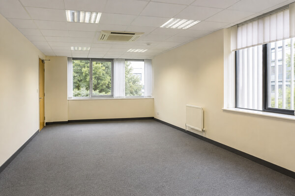 Office doors and woodwork before painting in Daventry