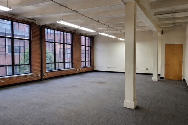 Office before professional repainting in Daventry