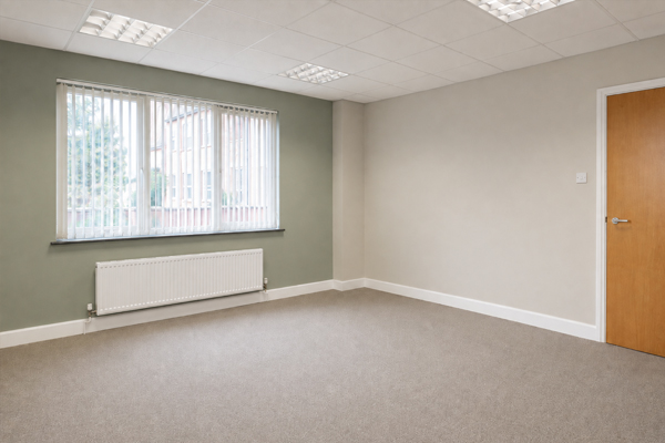 Office after refurbishment painting in Daventry