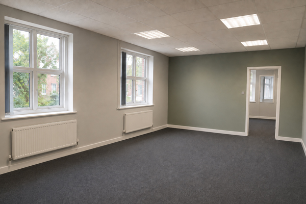 Freshly painted office walls and ceiling in Daventry