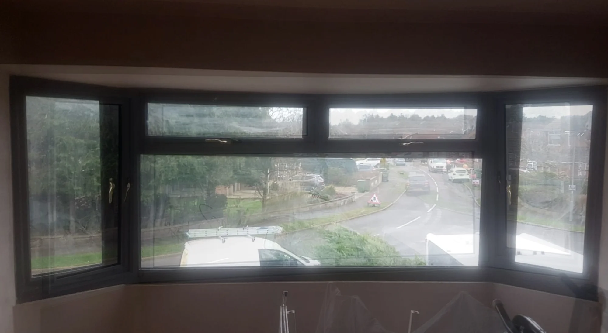 After UPVC Window Spraying Earl Shilton